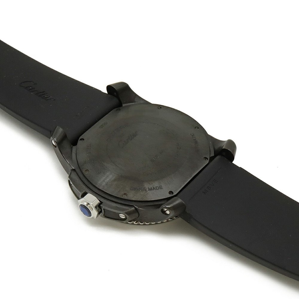 Cartier Calibre de Diver SS Rubber Men's AT Automatic Wristwatch WSCA0006 - Picture 8 of 10